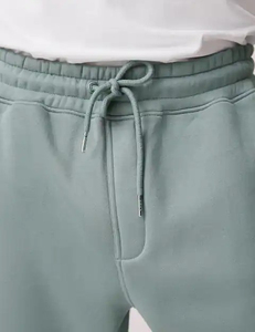Nouveauté : Short de bain pour homme 100% coton extensible, respirant et à séchage rapide, confortable, uni, décontracté, pour la plage et le surf - Product Image 3