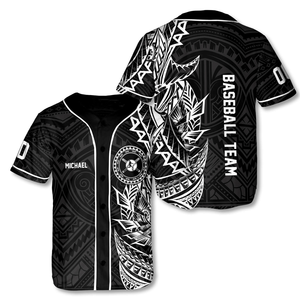 Camiseta de Béisbol Personalizada de Alta Calidad, Transpirable, 100% Poliéster, Tecnología de Sublimación de Precisión, Diseño de Equipo a Medida - Product Image 4
