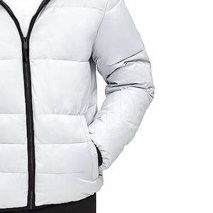 Chaqueta Acolchada Formal de Manga Larga para Hombre, Ajustada, de Color Sólido, de Alta Calidad, Impermeable, Resistente al Viento, para Uso en Exteriores - Product Image 6