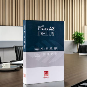 Papier copie A3 75 g/m² Marque Hong Ha Modèle 4954 297x420 mm Blancheur 95 % Certifié ISO OEM/ODM 500 feuilles/rame Vietnam - Product Image 3