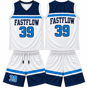 Nueva Camiseta de Baloncesto Reversible Personalizada, Uniforme de Equipo para Adultos, Tallas Grandes, Conjunto Completo de Verano con Técnicas de Impresión - Product Image 1