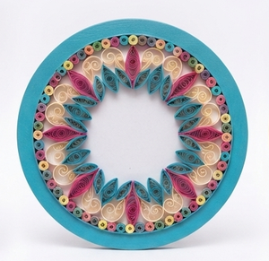 Oval Quilled Wood Vertical Customized Shape Photo Frame Floral Butterfly Decorative Handmade High Quality Home Decor Customised - Product Image 3