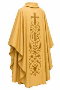 Casulla Bordada Personalizada - Ropa Tradicional de la Iglesia Católica, Tela Transpirable, Túnica de Coro Unisex para Adultos - Product Image 6