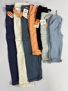 กางเกงเด็กผู้ชายผ้าถักสำหรับฤดูใบไม้ร่วงและฤดูหนาวออกแบบได้ตามต้องการพร้อมกระเป๋าผ้านุ่มอบอุ่นสำหรับเด็กจัดส่งเร็ว7วัน - Product Image 2