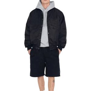 Chaqueta Universitaria de Satén Personalizada para Hombre, Chaqueta Universitaria de Béisbol al por Mayor, Chaqueta Universitaria de Satén Personalizada con Letras para Hombre - Product Image 3