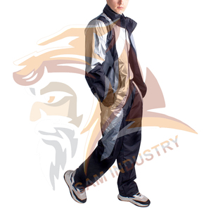 Custom 2-Piece Casual Windbreaker Tracksuit for <b>Men</b> Plus Size Gym Fitness Jogging <b>Set</b> Winter <b>Thermal</b> Jacket Windbreaker <b>Set</b> - Product Image 3