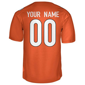 Camiseta de Fútbol Americano para Hombre, Totalmente Personalizada, Impresa, Absorbente de Humedad, 100% Poliéster, Color y Logotipo Personalizados, Venta Caliente, Tendencia - Product Image 2