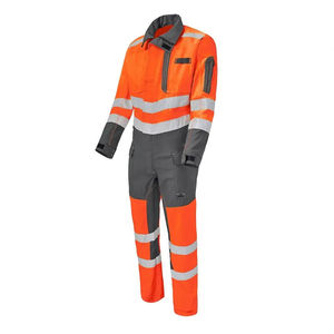 SALUBRIOUS SPORTS Unisex Cotton Breathable Workwear <b>Construction</b> <b>Overalls</b> Navy Fireman Coverall - Product Image 4