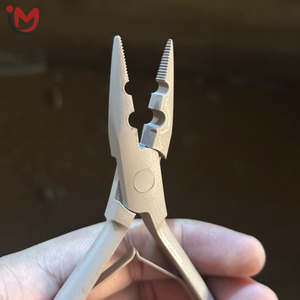 Professional <b>Multi</b> Hole Hair Extension <b>Pliers</b> Stainless Steel Ergonomic Rubber Grip Micro Ring Fitting <b>Tool</b> For Hair Stylists - Product Image 3