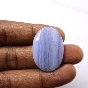 Piedras Preciosas de Ágata Azul Natural al por Mayor - Cuarzo Pulido de Cortes Mixtos con Juego de Colores para Joyería y Sanación - Product Image 3