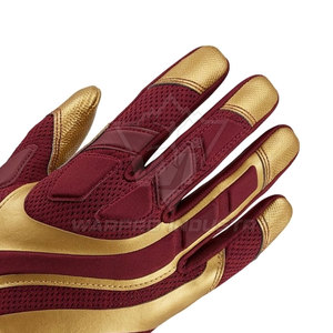 Guantes Profesionales de Fútbol Americano de Cuero, Duraderos para Invierno, con Palma de Alto Agarre Antideslizante para Jugadores, Equipos y Entrenamiento - Product Image 5