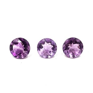 Lot de pierres précieuses en fluorite naturelle en vrac, taillées rondes à facettes, 8-12 mm, pierre pleochroïque violette pour bijoux fins - Product Image 2