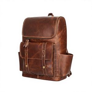 Mochila Unisex Personalizada de Cuero PU – Gran Capacidad, Bolsa para Portátil Impermeable con Cierre para Negocios y Viajes - Product Image 1