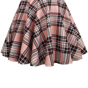 Jupe longue décontractée pour femme en jean de coton délavé avec boutons sur le devant, coupe ample, style tendance - Product Image 4