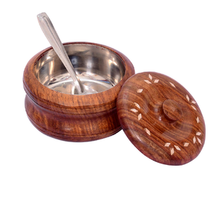 Juego de Azucarera de Madera, Salero y Pimentero, Recipientes para Sal y Accesorios de Cocina para Restaurantes - Product Image 1