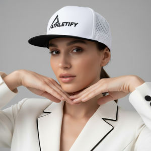 Gorra de Béisbol Ajustable de 5 Paneles, Tejido Suave y Transpirable, Gorra Deportiva con Cierre a Presión, Unisex, para Todas las Estaciones, para Correr, Gimnasio, Entrenamiento - Product Image 1