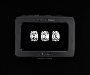 3.0 CT IGI Certified <b>Old</b> Mine Cut Lab Grown CVD Diamond <b>Cushion</b> Cut Color E Diamond Jewelry Set - Product Image 6