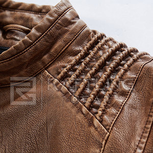 Automne hiver hommes veste en cuir meilleure qualité hommes veste en cuir véritable hommes veste en cuir - Product Image 5