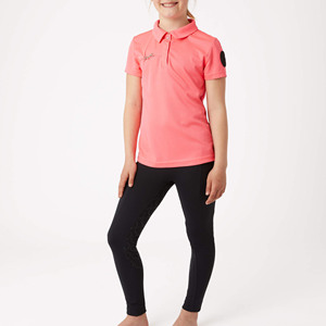 Camiseta de Equitación Elástica en 4 Direcciones de Alta Calidad, Camiseta Deportiva, Camiseta de Competición, Polo en Tejido Técnico Suave al Tacto - Product Image 1