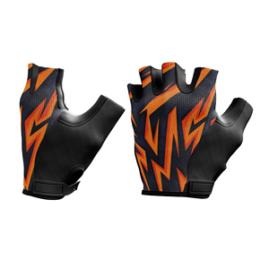Lightweight Sublimation Cycling Gloves Half Finger Graphic Print Non Slip Grip Men Women Road Racing Printed Cycling Gloves - Product Image 1