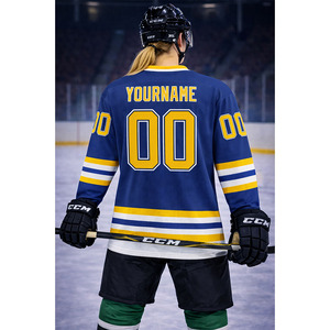 Maillot de hockey Ekin Impex en polyester de haute qualité, avec patchs colorés sublimés, personnalisable, pour équipes professionnelles, avec étiquettes privées sur mesure - Product Image 5