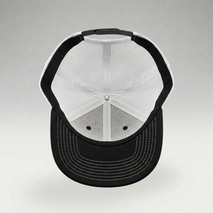 Gorra Trucker OEM Personalizada de 6 Paneles, de Sarga de Algodón con Malla, Cierre Ajustable, Visera Plana, Marca Privada, Fabricante Mayorista - Product Image 2