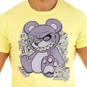 T-shirt anti-rides pour homme avec strass, qualité supérieure, respirant, décontracté, dernières créations, best-seller - Product Image 2