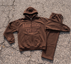 ชุดวอร์มสำหรับล่าสัตว์ แบรนด์ Manufacturer Hunting Wear แบบมีซิป สีส้ม เสื้อฮู้ดดี้และกางเกงจ็อกเกอร์ ชุดวอร์มซิปสำหรับผู้ชาย - Product Image 1