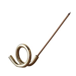 Porte-encens de luxe en métal doré accessoire de décoration d'intérieur élégant support de bâton d'encens de coulée moderne fait à la main décoratif brûlure d'arôme - Product Image 1