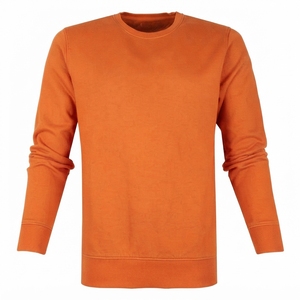 Sudadera de Cuello Redondo para Hombre, Lisa, de Algodón Suave, Informal, Personalizable con Impresión y Bordado, Suministro de Fábrica OEM - Product Image 1
