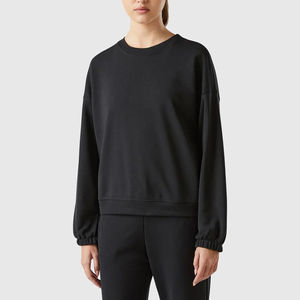 Sweat-shirt pour femme à col rond et manches longues, imprimé avec un logo personnalisé de haute qualité, idéal pour l'hiver, meilleur prix, qualité supérieure - Product Image 2