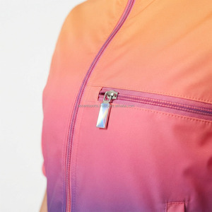 <b>Women's</b> Nylon Windbreaker Tracksuit Wholesale Custom OEM Zip Up <b>Jacket</b> Pants Set Sportswear <b>Running</b> Jogging Training Lightweight - Product Image 3