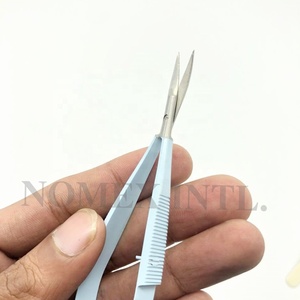 Pinces à cils professionnelles à pointe fine en acier inoxydable, pinces à cils durables pour extensions de cils - Product Image 3