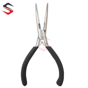 Stainless Steel Fishing <b>Split</b> <b>Ring</b> Pliers With Foam Grip Hook Remover Lure Tool For Saltwater And Bass Fishing - Product Image 1