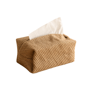 Caja de pañuelos ovalada contemporánea, ecológica, hecha a mano, 100% yute natural, con cubierta trenzada, nombre personalizado, decoración para el hogar y hoteles. - Product Image 2