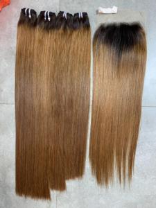 Cabello Virgen Crudo de Alta Calidad Sin Procesar, 100% Remy Humano, Super Double Drawn, Extensiones de Cabello a Granel, Trama Única, Liso, Vietnamita - Product Image 6