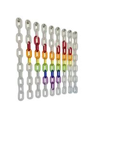 Diseño de Eslabones de Cadena Verticales de Acrílico Grandes Personalizados de Fábrica Directa, Estilo Art Deco, con Cambio de Color, por Abdul Rehman Enterprises - Product Image 1