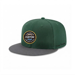 Casquettes streetwear structurées 6 panneaux, visière plate, plusieurs couleurs, logo brodé, casquette de baseball pour homme et femme - Product Image 2