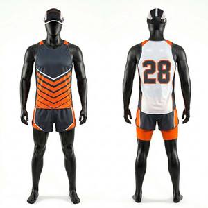 Camiseta de Maratón de Alta Calidad para Tallas Grandes, Diseño Transpirable, Secado Rápido, Antibacteriana, Protección UV, Camisetas, Pantalones Cortos para Correr - Product Image 4