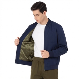 Chaqueta de Cuero PU de Alta Calidad Personalizada Nueva 2026 al por Mayor Directo de Fábrica con Logotipo Privado para Hombre, Color Sólido para Todas las Temporadas - Product Image 3
