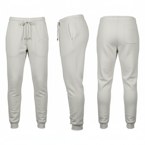 Pantalon de jogging décontracté rose en coton pour homme avec cordon de serrage à la taille et poches – Idéal pour l'automne - Product Image 2