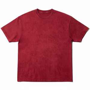 Camisetas de Verano Hechas a Medida de Alta Calidad con Lavado Ácido, Personalizables en Color, Manga Corta, 100% Algodón, Transpirables e Informales para Hombre - Product Image 1