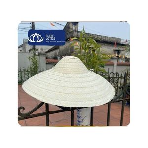 Best Selling Authentic Mexican Seagrass Straw <b>Sombrero</b> Wide Brim Sun Protection Sports Cycling Boho Fashion Striped Unisex Blue - Product Image 1