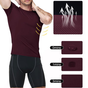 T-shirt de compression pour homme, soutien musculaire, séchage rapide, antibactérien, protection solaire, lavable, résistant à la décoloration, prix bas - Product Image 3
