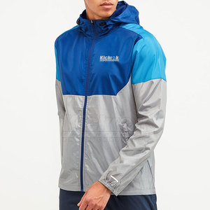 Chaqueta Cortavientos Impermeable con Capucha para Hombre, Ligera, para Correr al Aire Libre, Entrenamiento, Ropa Deportiva Casual de Invierno, con Logotipo Frontal - Product Image 6