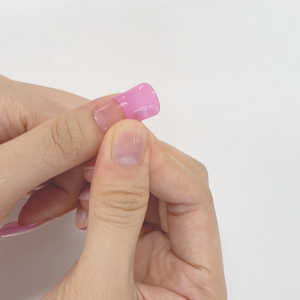 Autocollants d'ongles coréens 100% qualité salon, gel UV semi-durci, végétaliens, sans cruauté, non toxiques, à usage unique, 28 pièces - Product Image 5