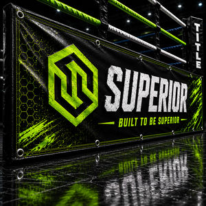 Custom Logo Boxing Ring Side <b>Banner</b> for Clubs and Championship Events With Custom Made Logo And size By superior International - Product Image 1