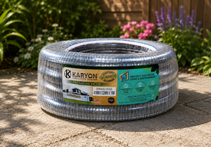 Tuyau flexible en PVC renforcé de fil d'acier anti-affaissement, tuyau à ressort de 10 mm à 45 mm pour le transfert de liquides - Product Image 1