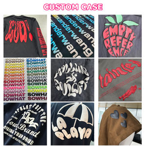 Sweats à capuche épais 100% coton pour hommes pull lourd sweats à capuche vierges de haute qualité sweats à capuche en polaire imprimés bouffants personnalisés - Product Image 3