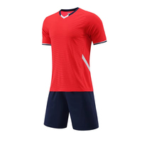 Camiseta de Fútbol, Uniforme para Todas las Temporadas, Manga Corta, Estampada, de Alta Calidad, 100% Poliéster, Secado Rápido, Personalizable en 3D